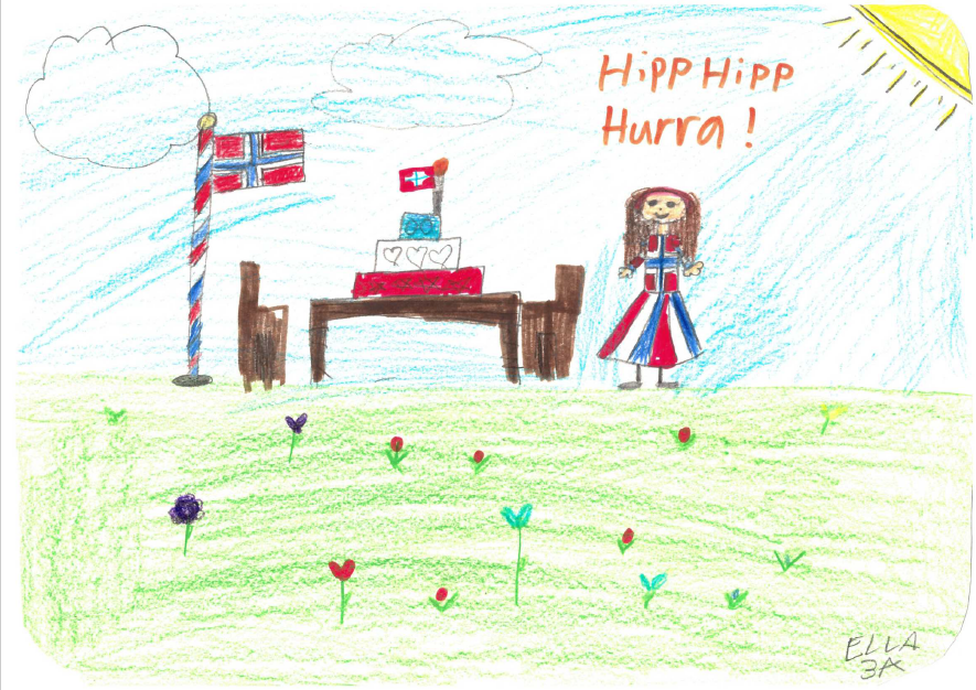 17. mai-tegning