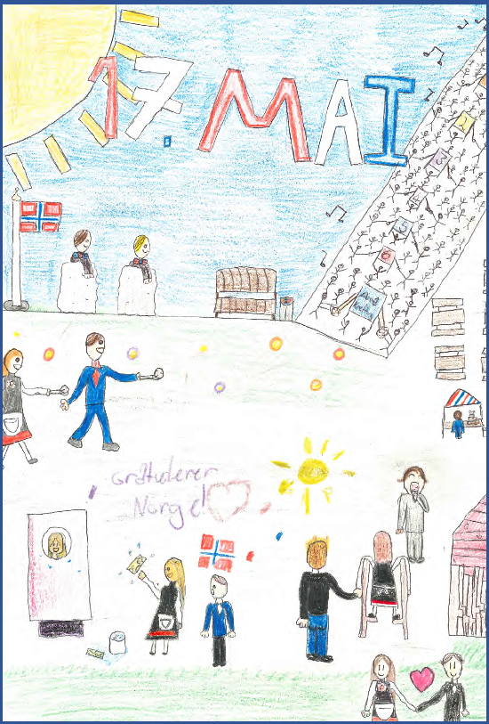 17. mai-tegning