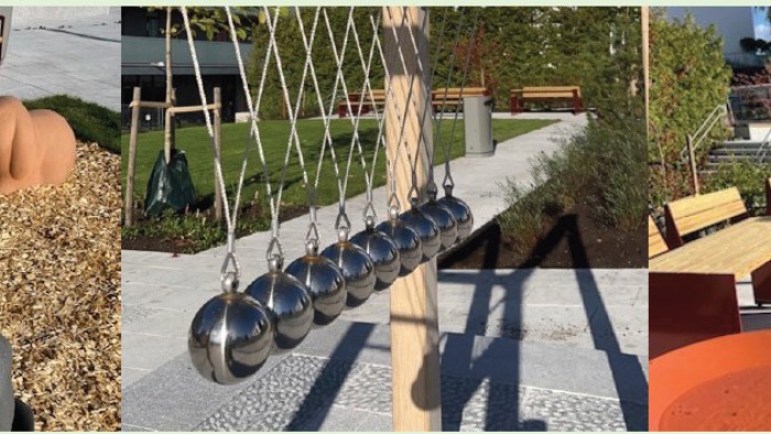 Bekkestua nord, detaljbilder av Signaturtorget