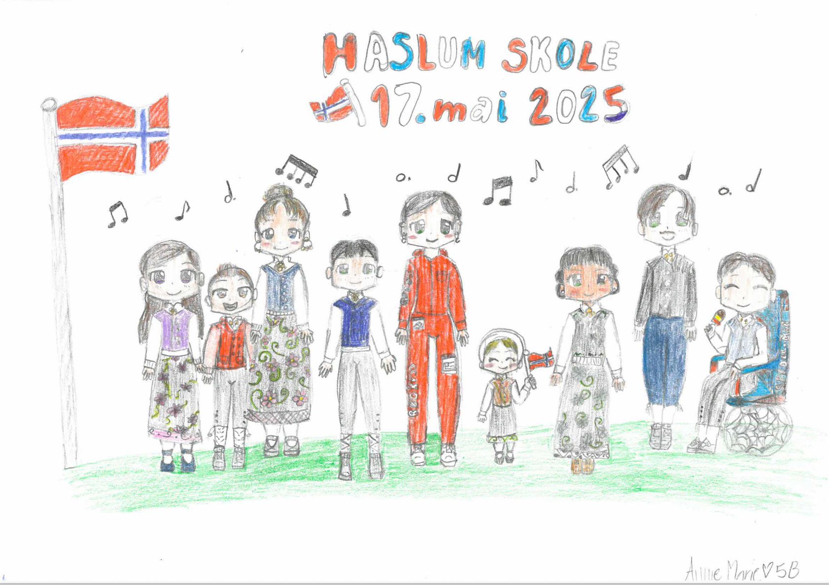 17. mai tegning