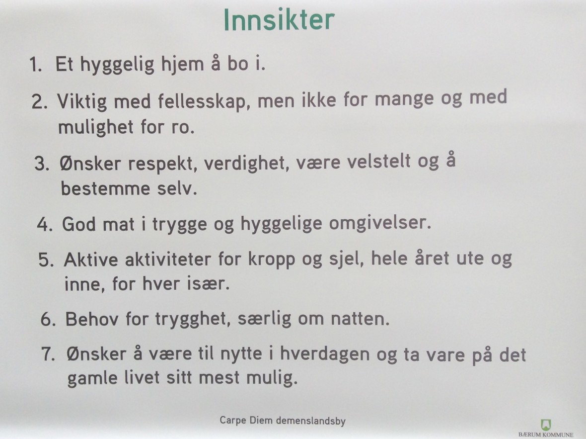 Kartlegging av brukernes behov - innsikter