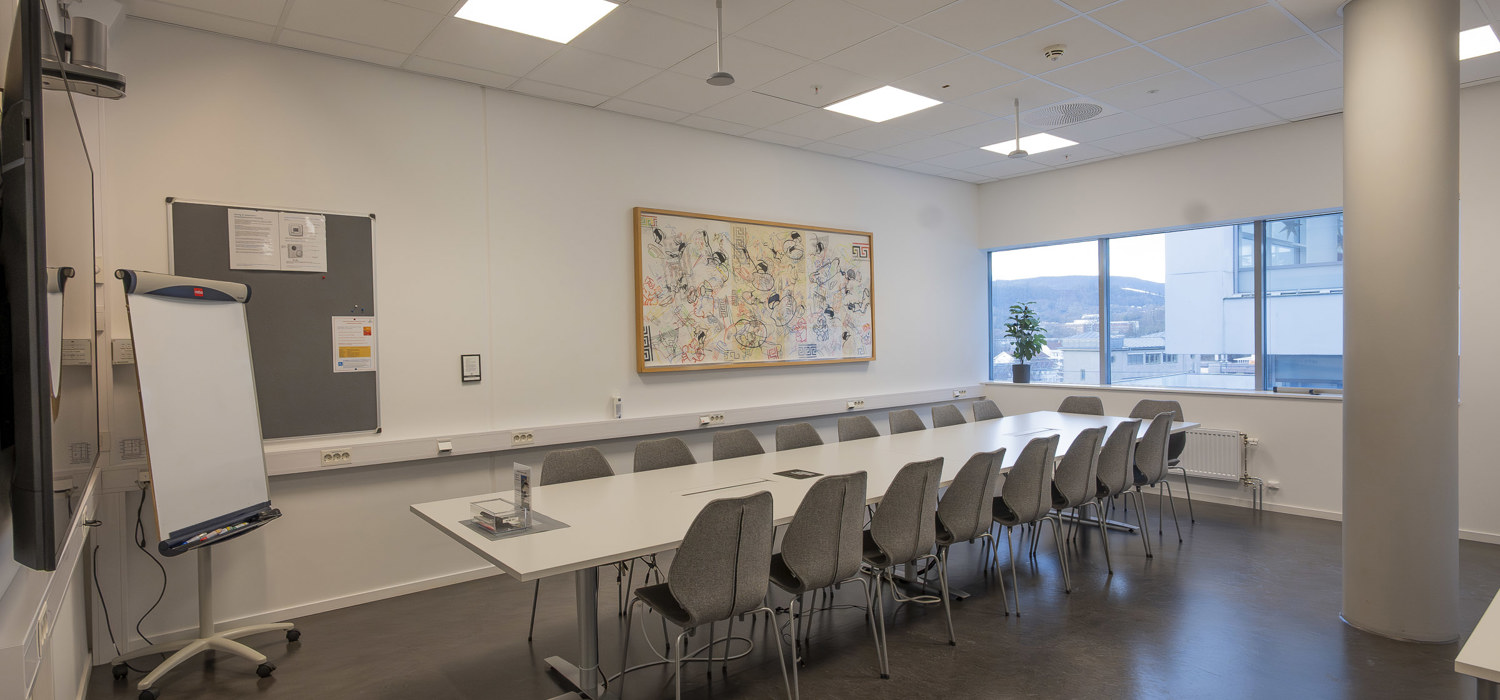 Møterom 451 - Kunnskapssenteret i Sandvika - Bordvinkel