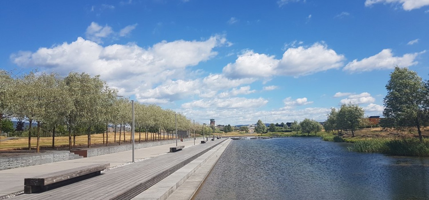 Nansenparken med Flytårnet