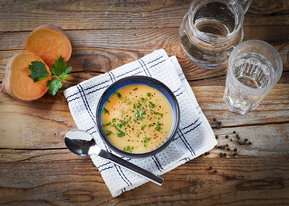 Søtpotetsuppe