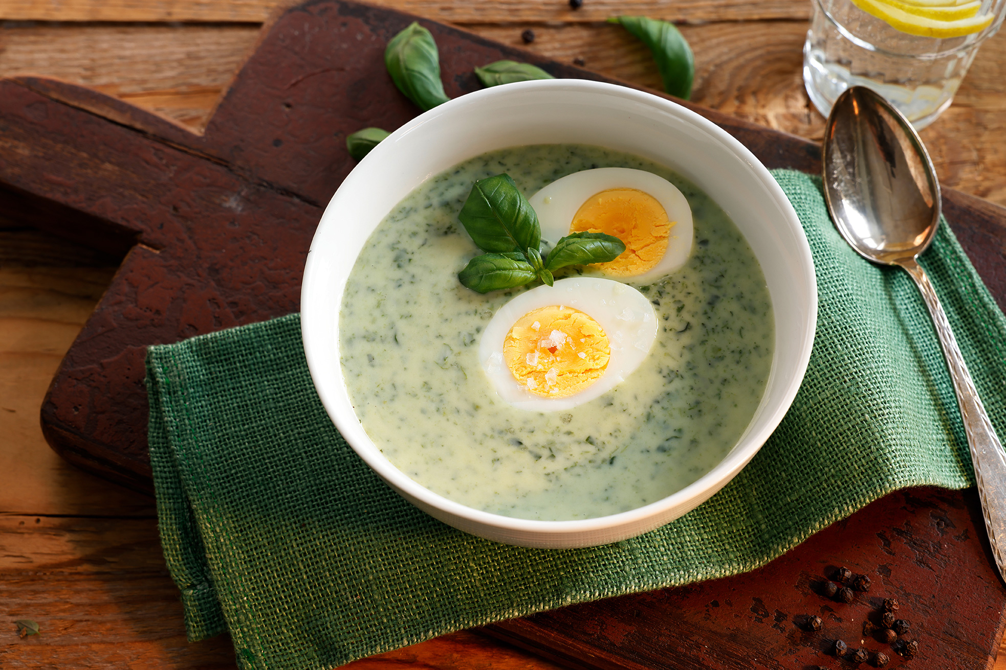 Spinatsuppe